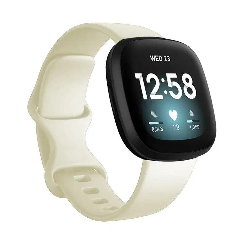 Fitbit Versa & Sense Silicone Band - Durable Stylish Straps