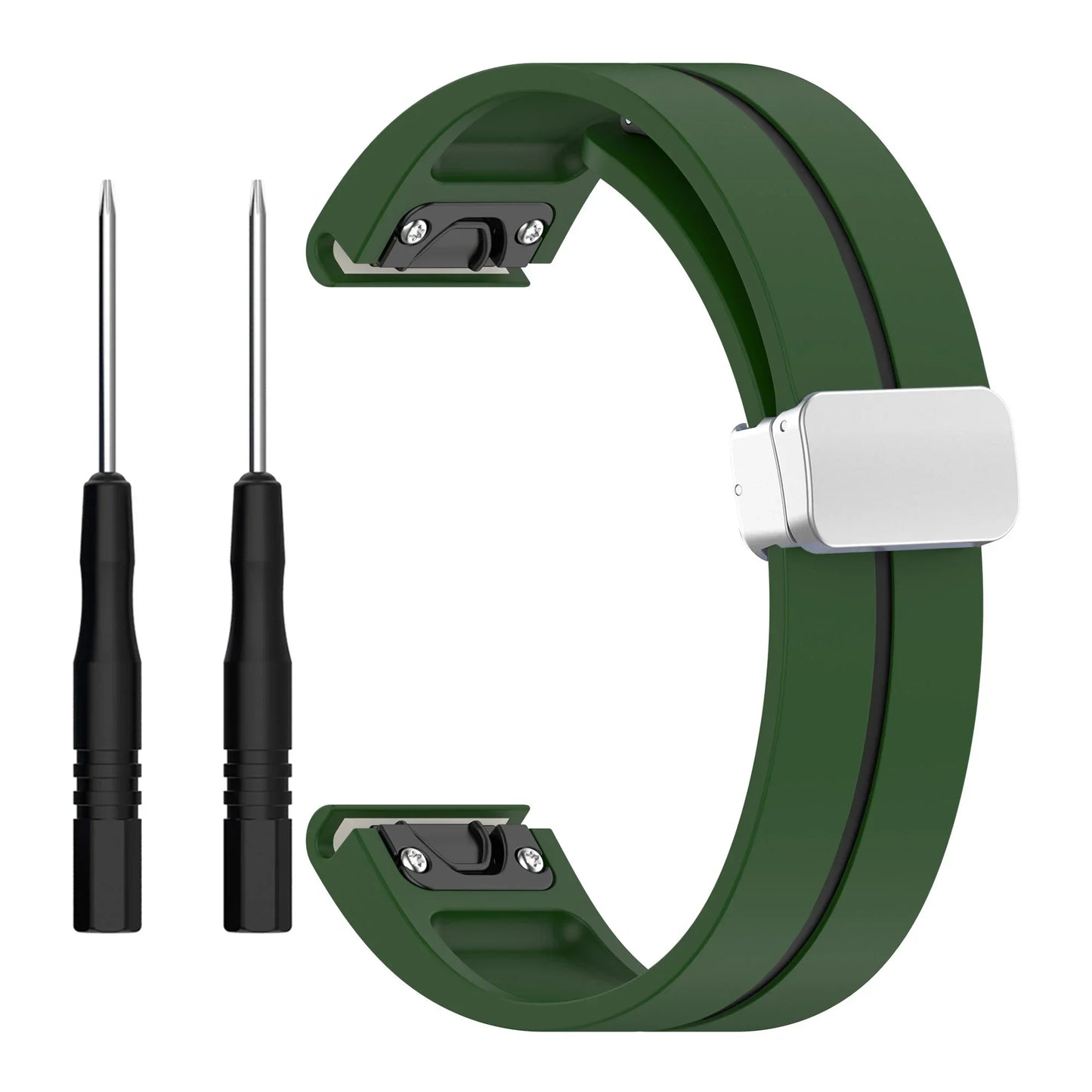 Garmin Silicone Strap - Durable, Flexible, Comfortable Fit