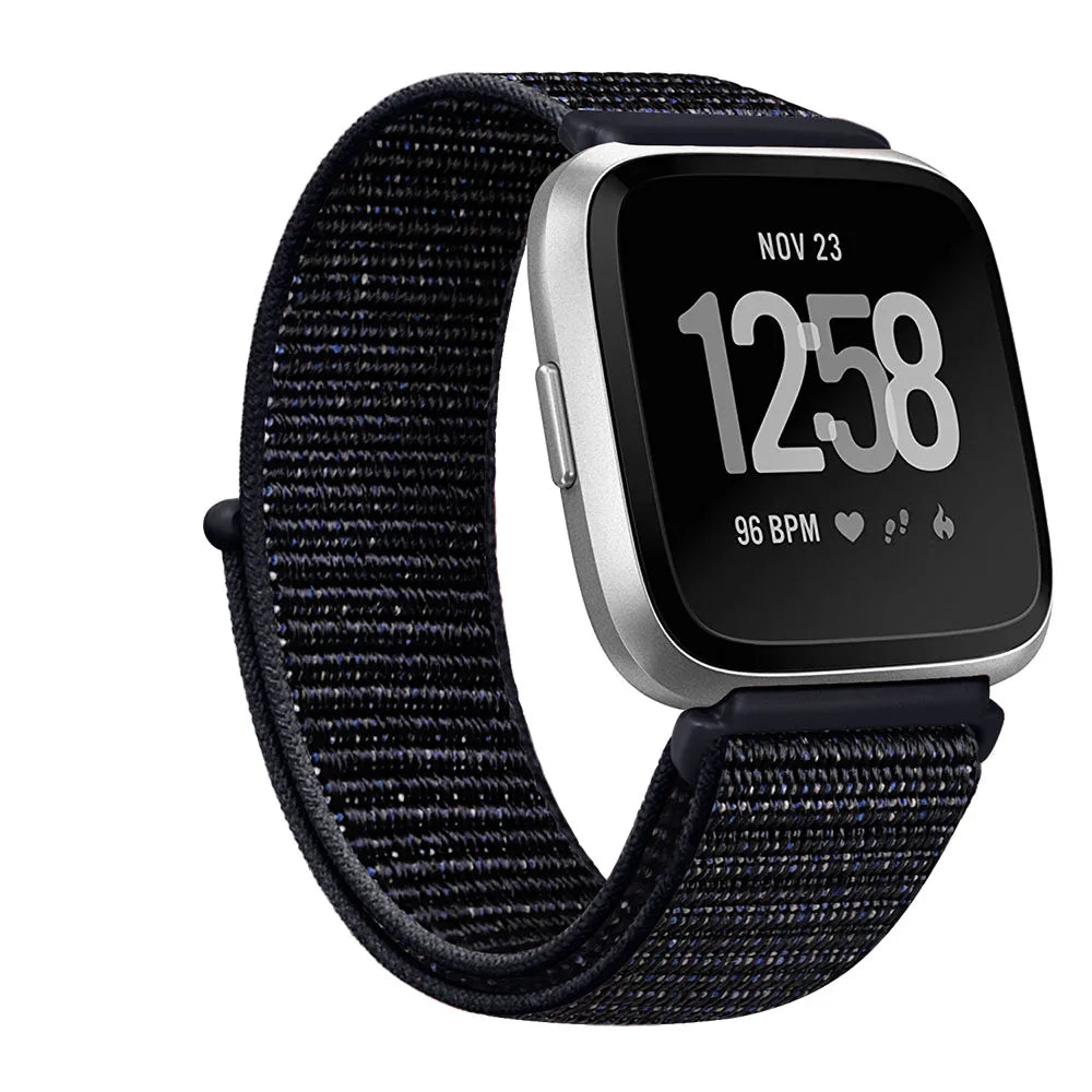 Nylon Velcro Fitbit Versa & Sense Bands