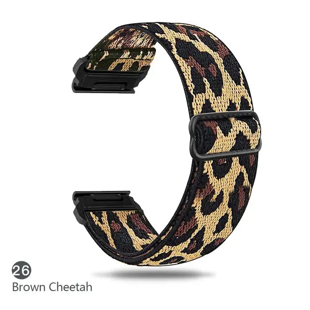 Garmin Elastic Nylon Band - Stylish, Comfortable - QuickFit