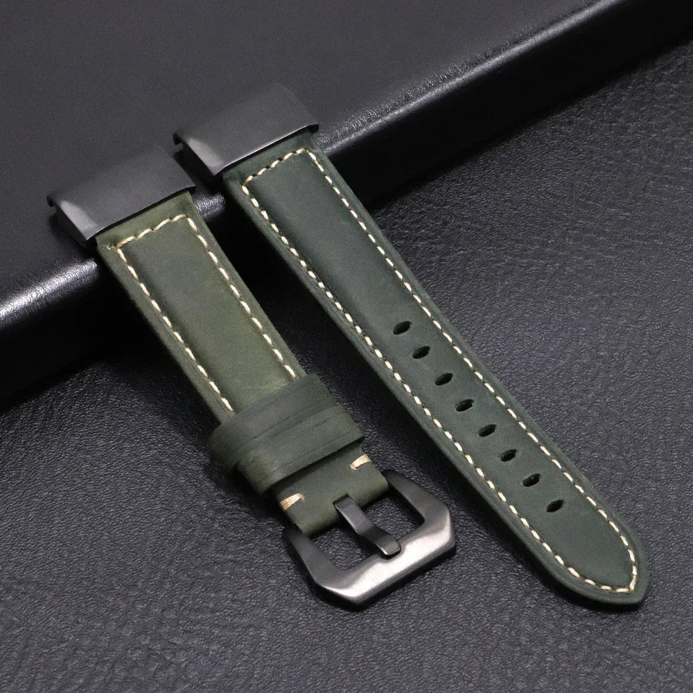 Garmin Genuine Leather Band - Stylish and Durable