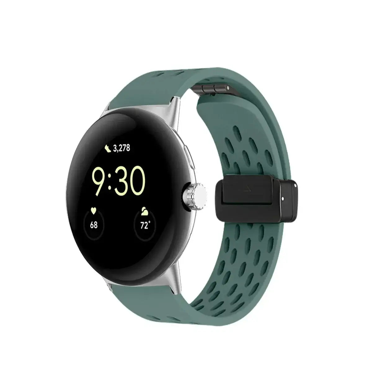 Google Pixel Silicone Band - Breathable With Magnetic Clasp