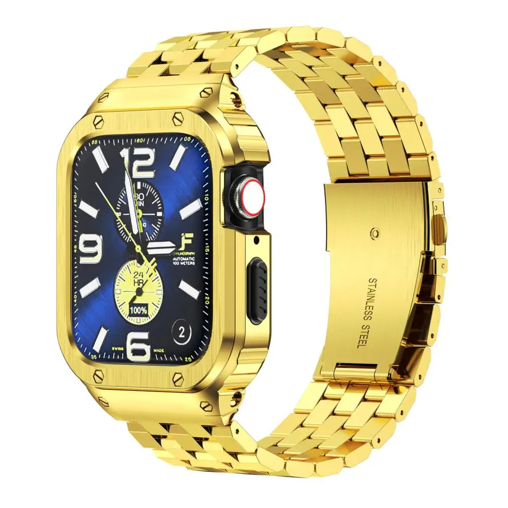 Apple Watch Stainless Steel Strap - Premium Shock Resistant