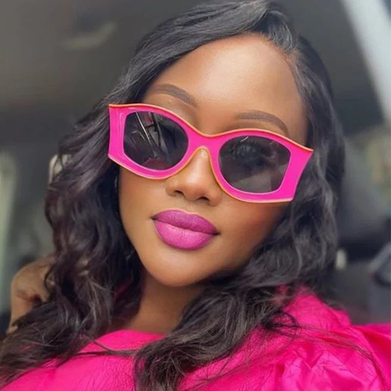 Colorful oversized retro Sunglasses