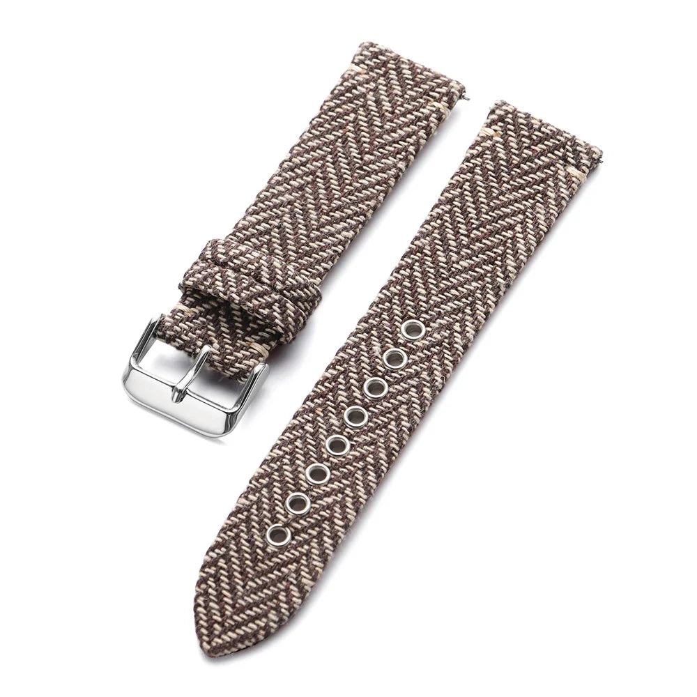Samsung Galaxy Watch 7, 6, 5, 4 & FE Herringbone Woven Band