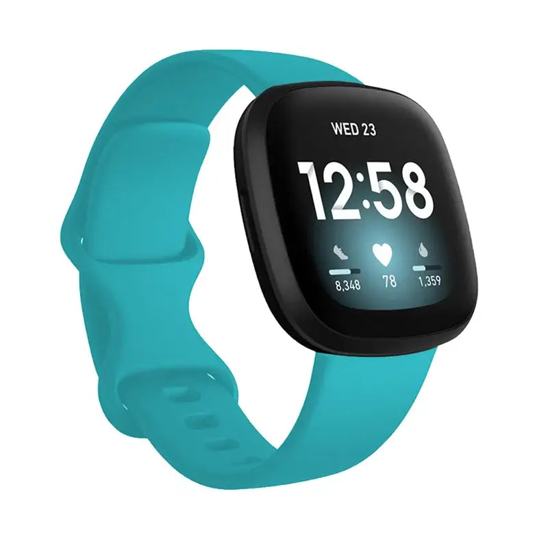 Fitbit Versa & Sense Silicone Band - Durable Stylish Straps