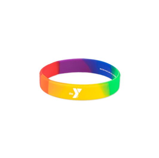 Rainbow Silicone Wristband