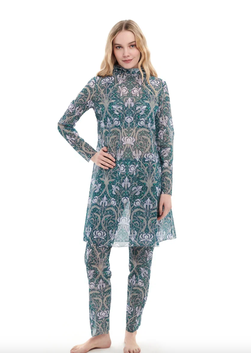 Irises Tunic with or without Hood