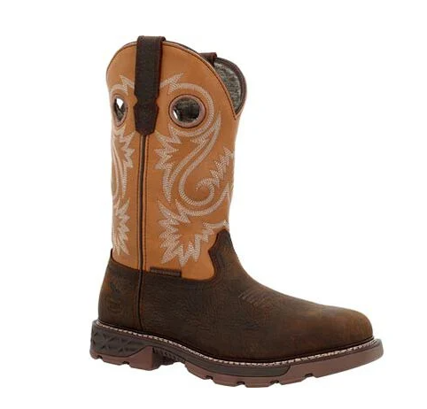 Men's Georgia Boot Carbo-Tec FLX 11" Waterproof Pull On Work Boot