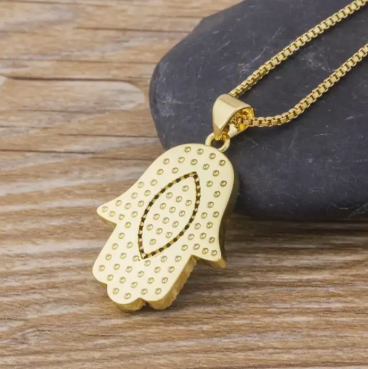 Evil Eye Necklace – Made in Turkey (Red or Blue)