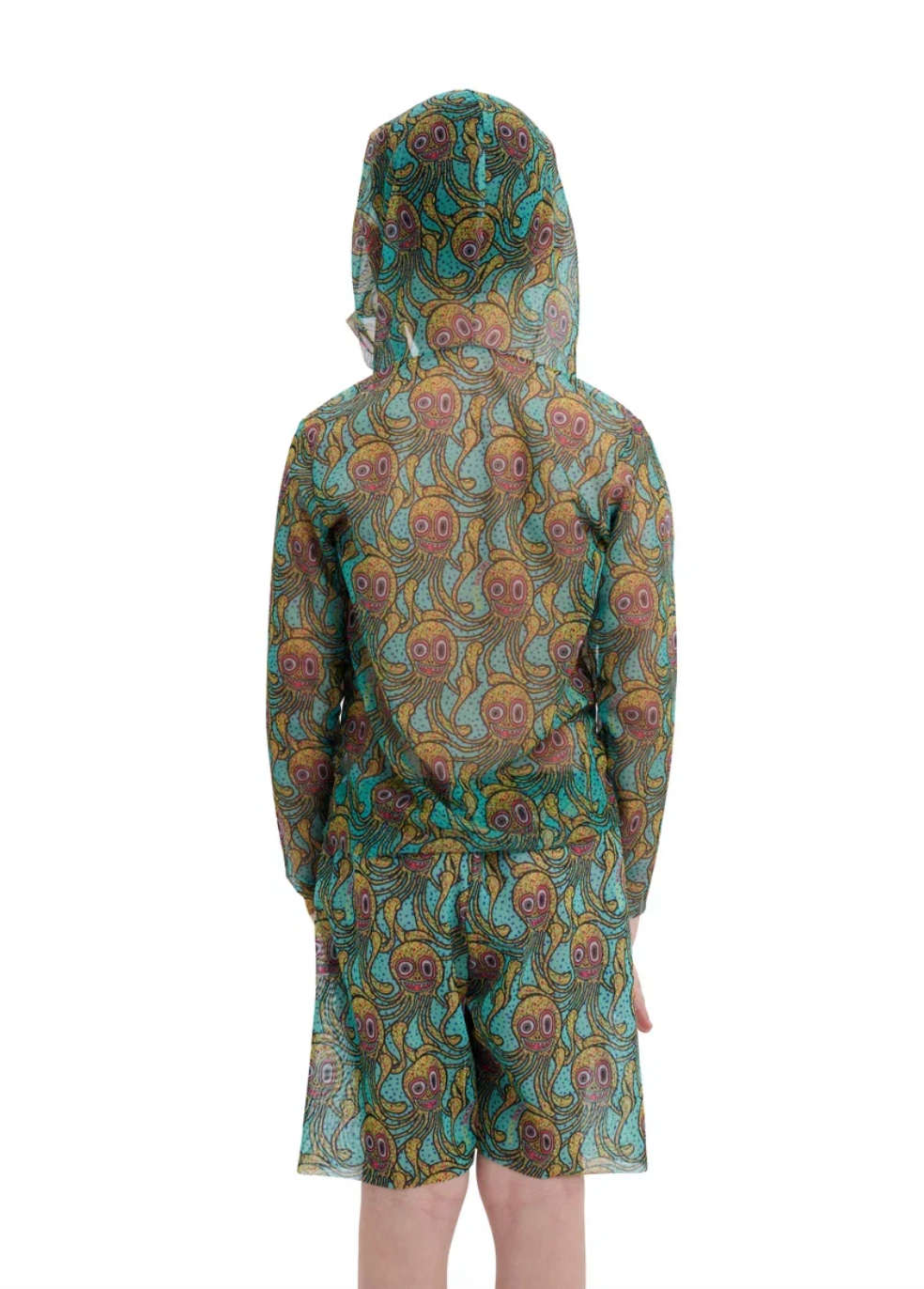 Kid's Smart T-shirt with ot without Hood Octopus