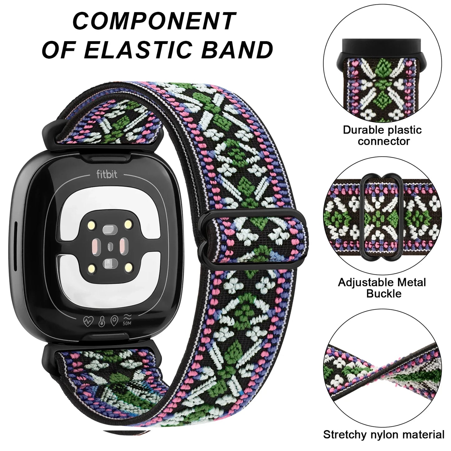 Nylon Fitbit Versa & Sense Bands