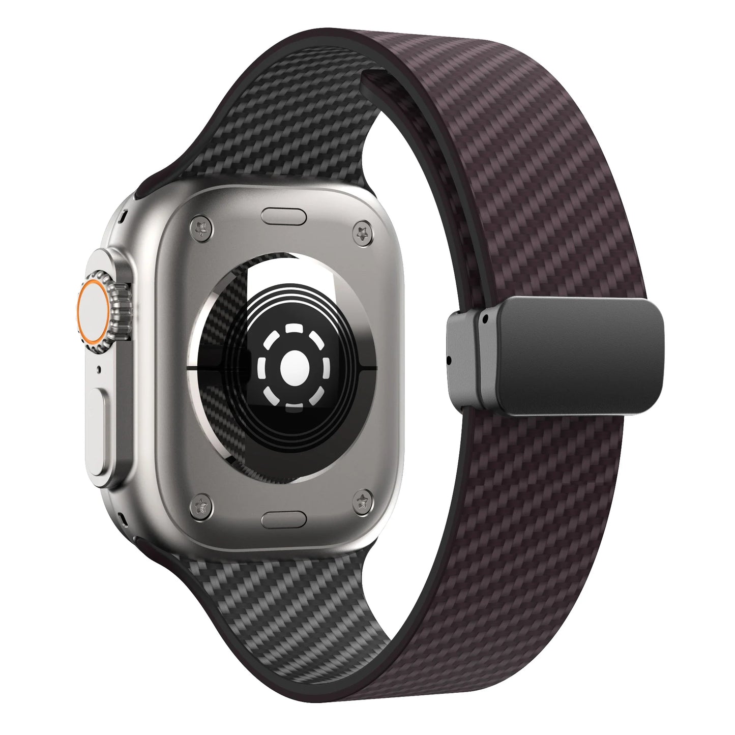 Apple Watch Silicone Strap - Magnetic Buckle, Durable Design