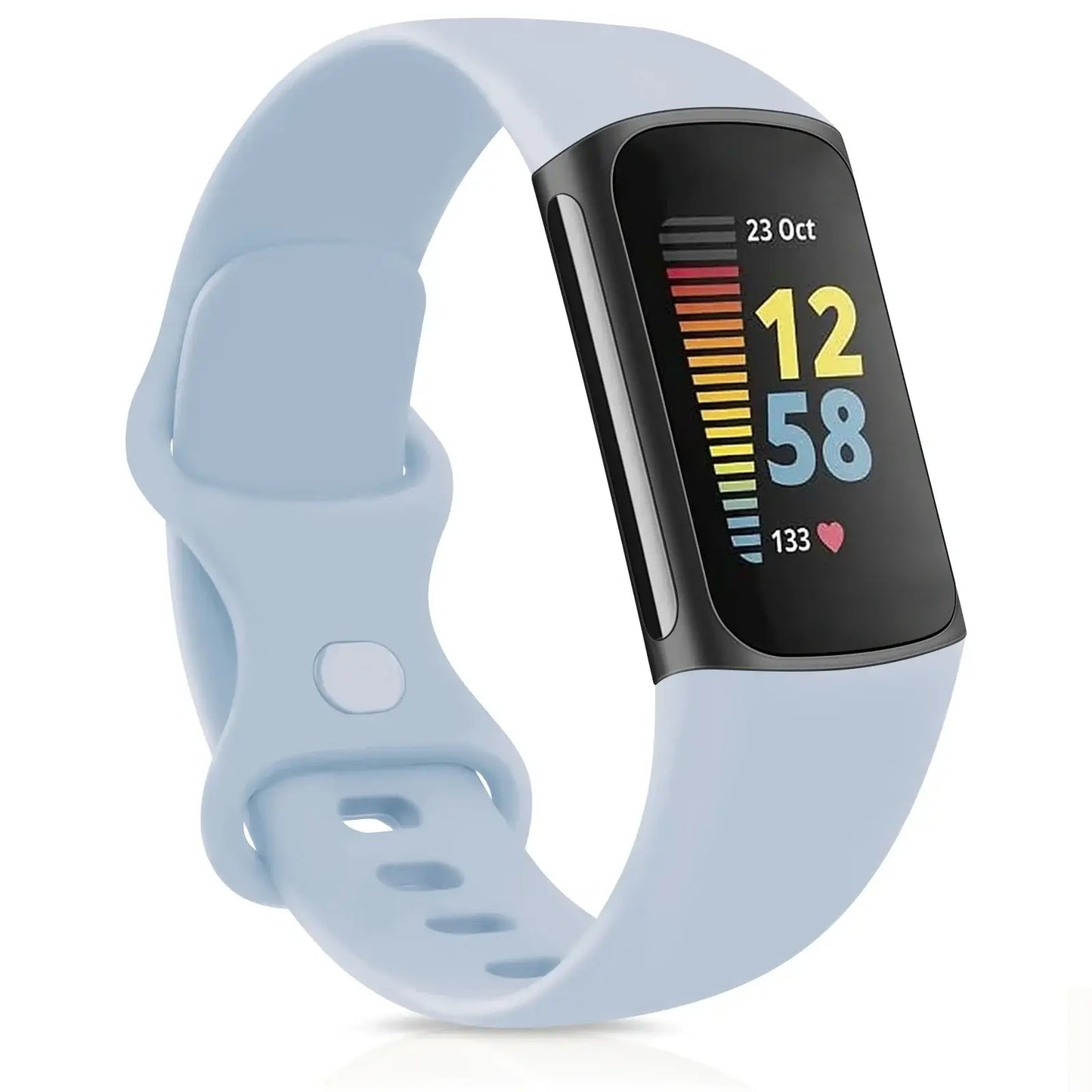 Fitbit Charge 5 6 Silicone Band - Comfortable Stylish Design