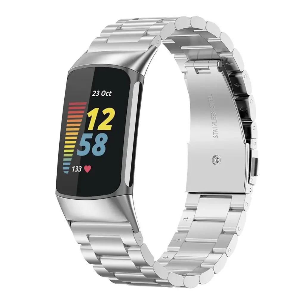 Fitbit Charge 5 6 Stainless Steel Band - Sleek Durable Design