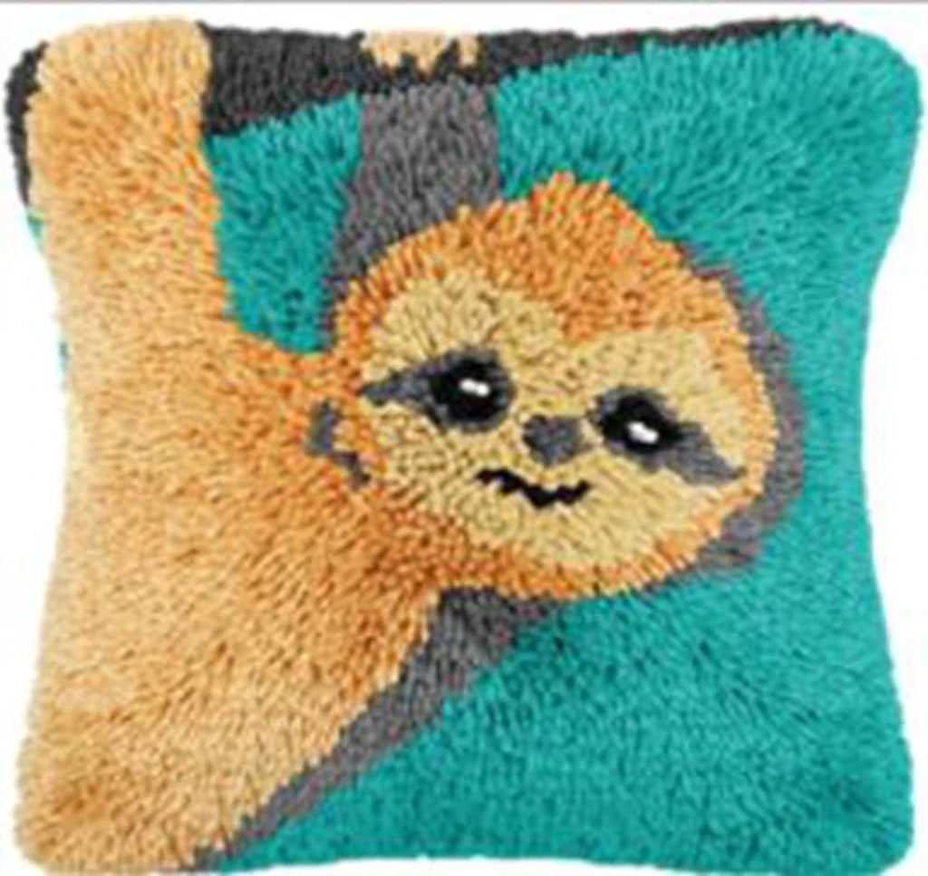 Sloth Pillow Latch hook kit