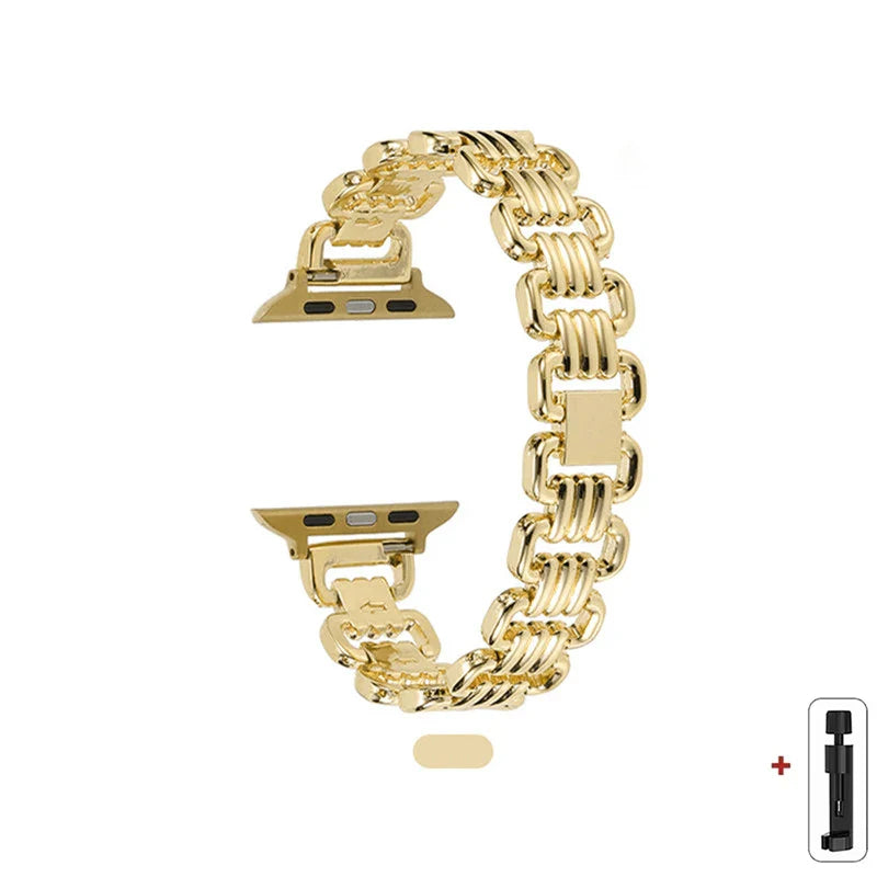 Apple Watch Metal Band - Luxury Chain Strap - Sleek Design