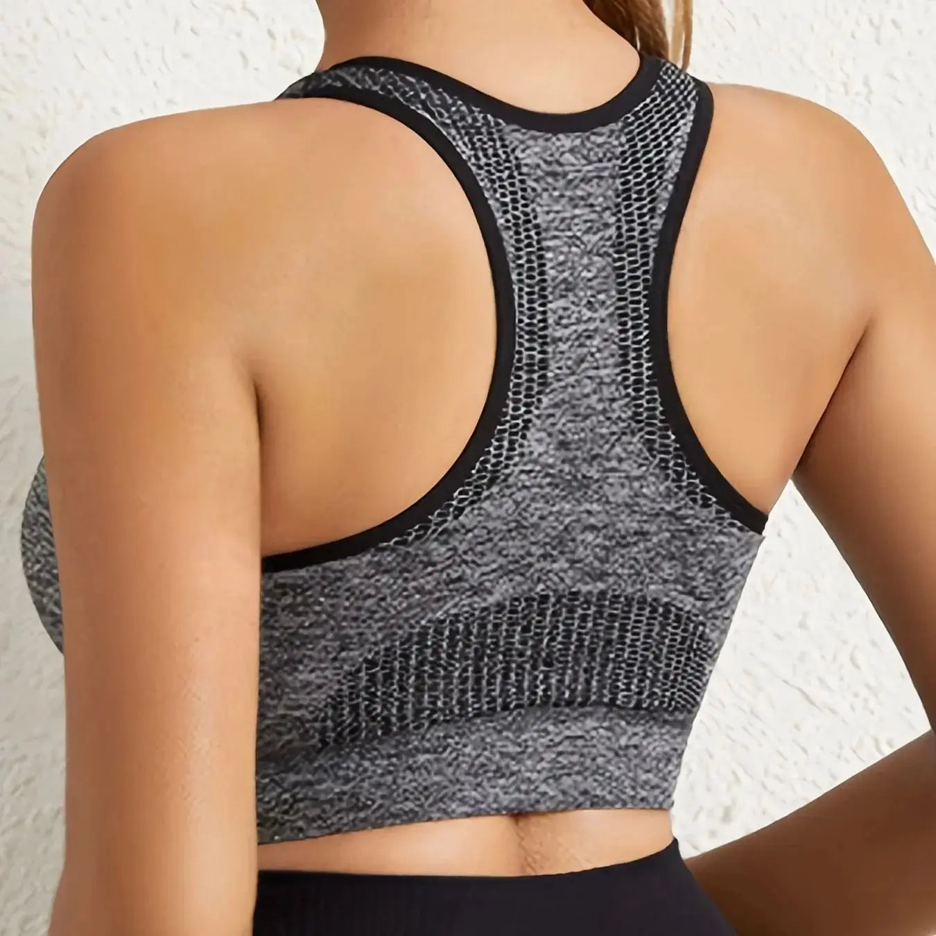 Breathable Low Impact Padded Sports Bra - Backless Workout Bra