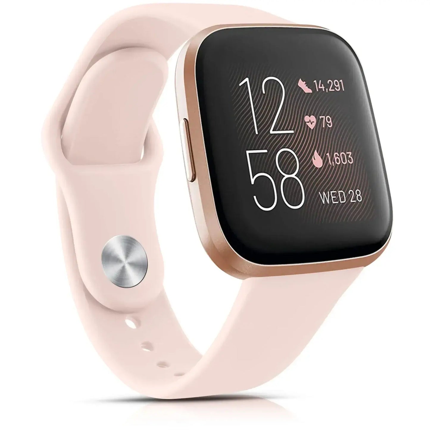 Fitbit Versa & Sense Silicone Strap - Soft Waterproof Design