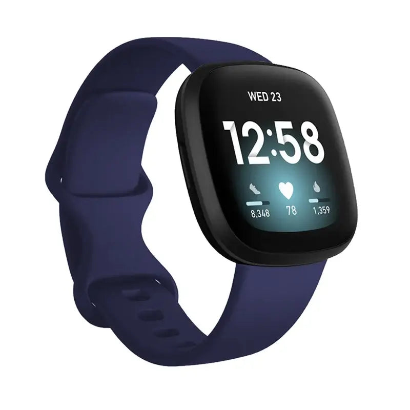 Fitbit Versa & Sense Silicone Band - Durable Stylish Straps