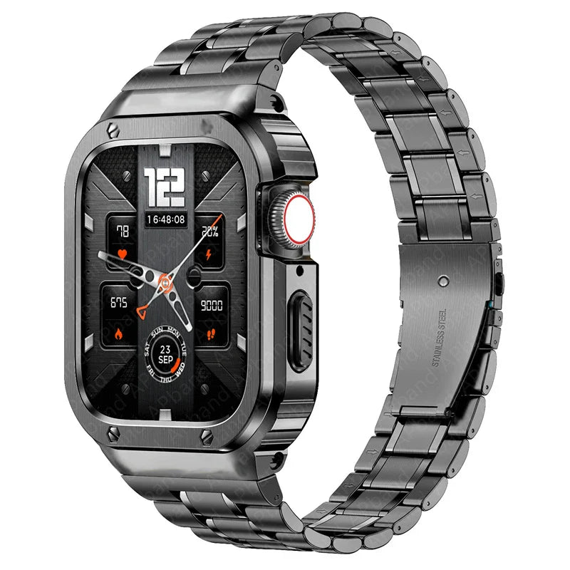 Apple Watch Stainless Steel Strap - Premium Shock Resistant