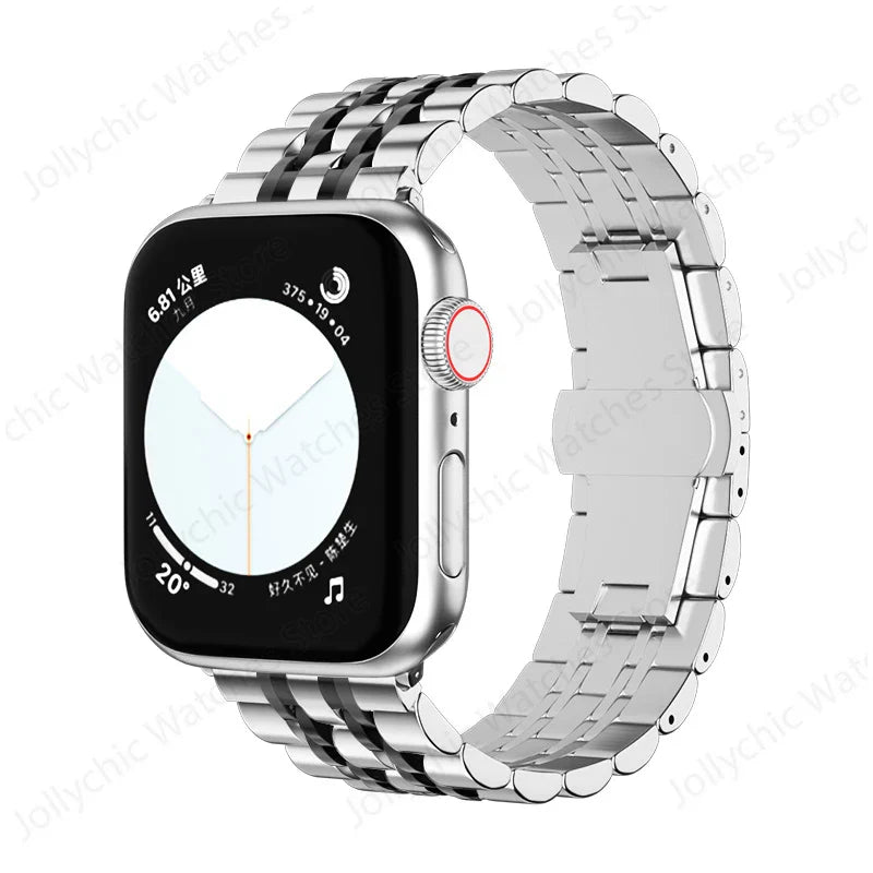 Apple Watch Stainless Steel Band - Elegant, Durable Design