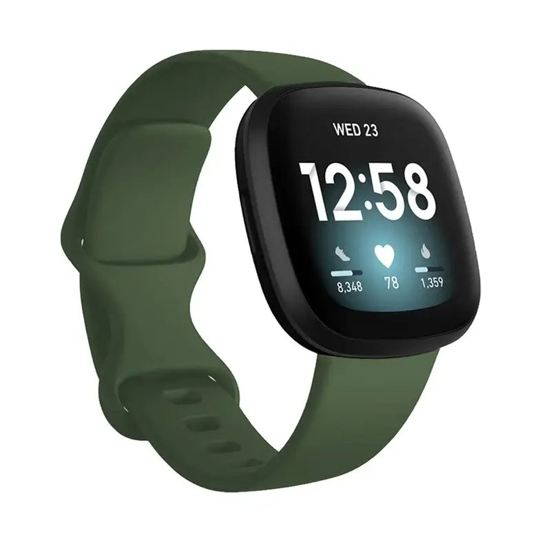 Fitbit Versa & Sense Silicone Band - Durable Stylish Straps