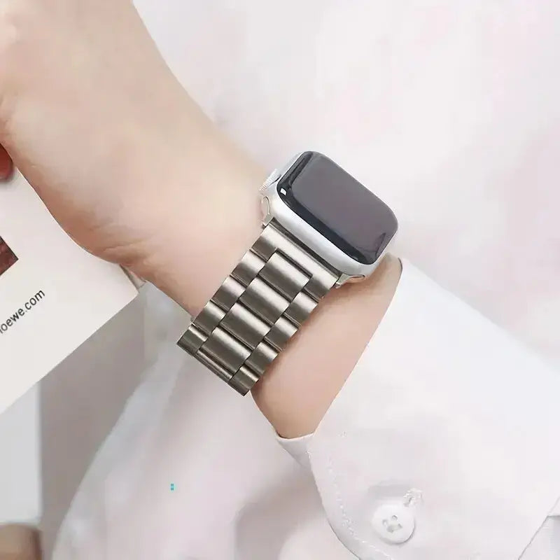 Apple Watch Stainless Steel Band - Sleek Durable Design