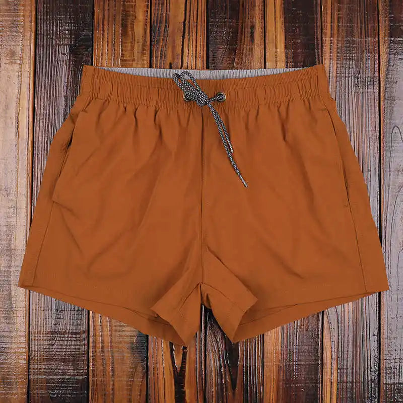 Solid Swim Shorts