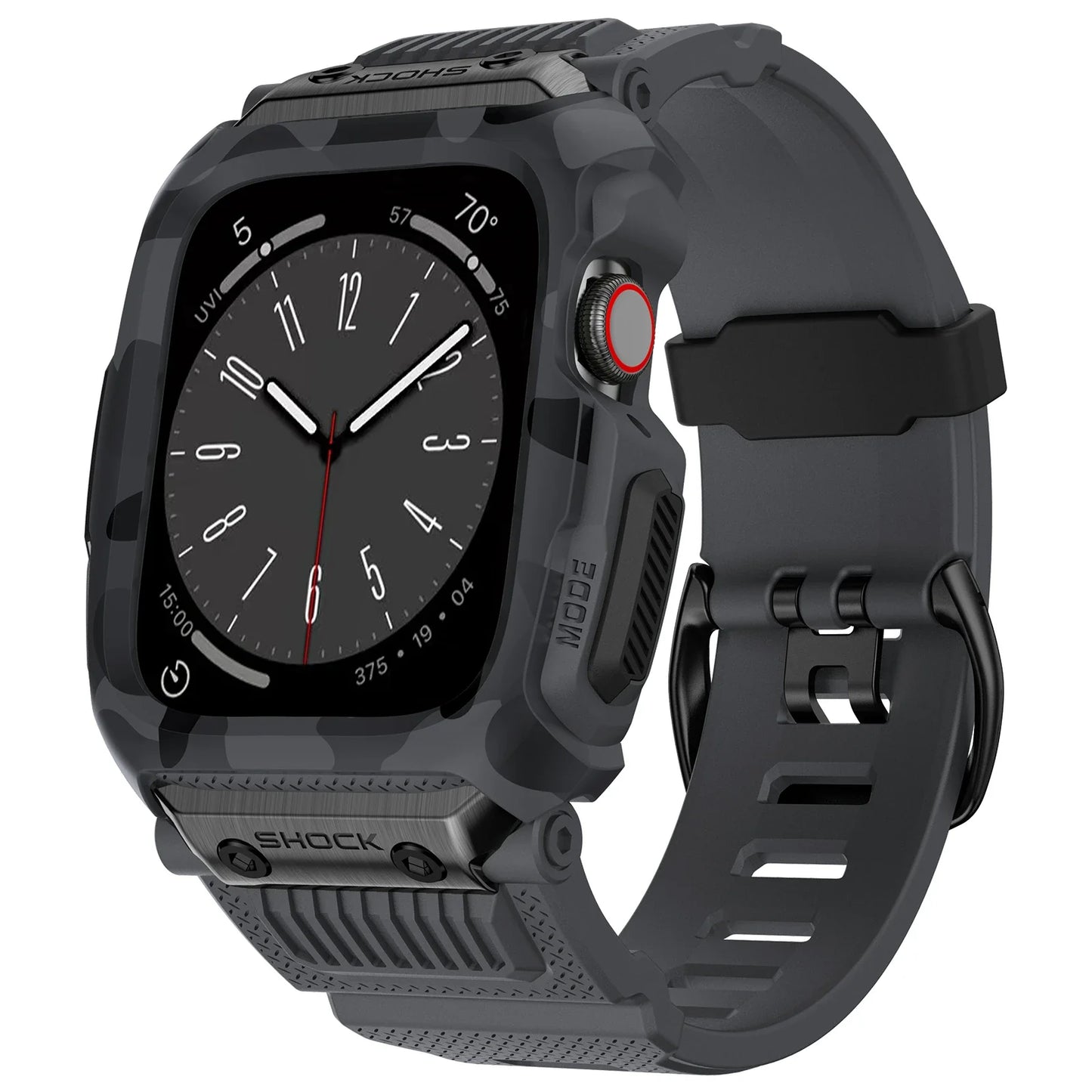 Apple Watch Camouflage Rubber Strap - Waterproof and Durable