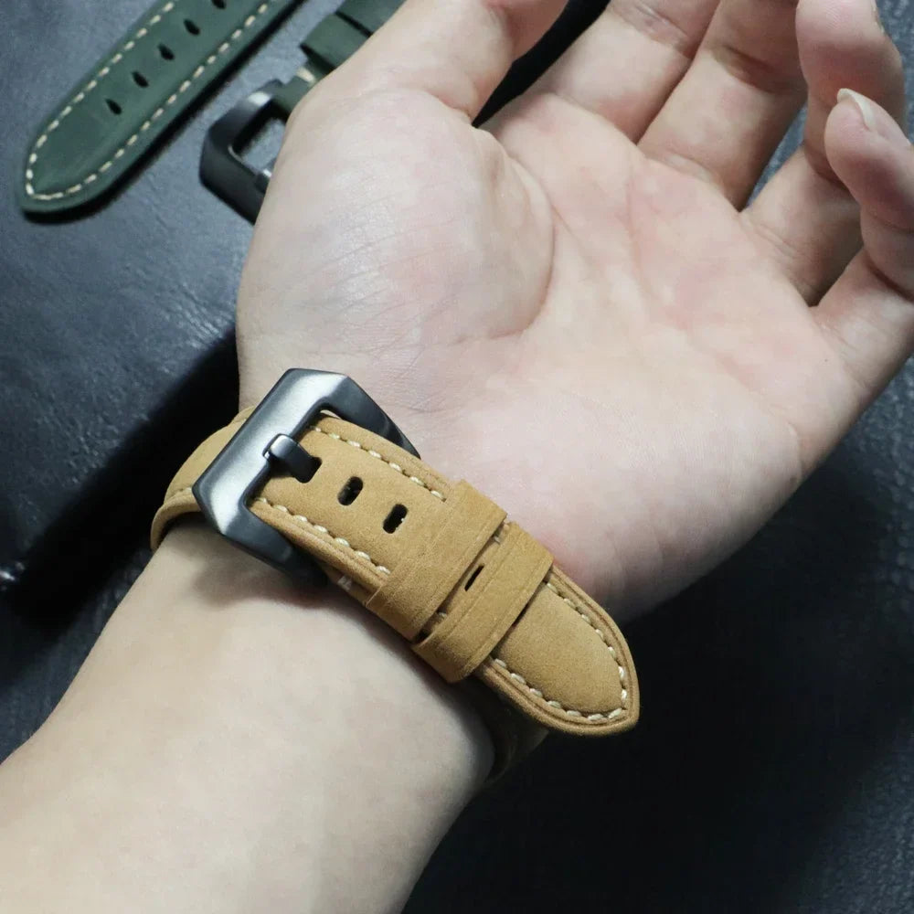 Garmin Genuine Leather Band - Stylish and Durable