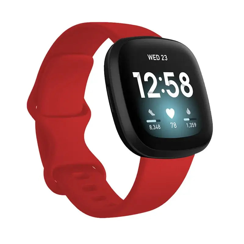 Fitbit Versa & Sense Silicone Band - Durable Stylish Straps