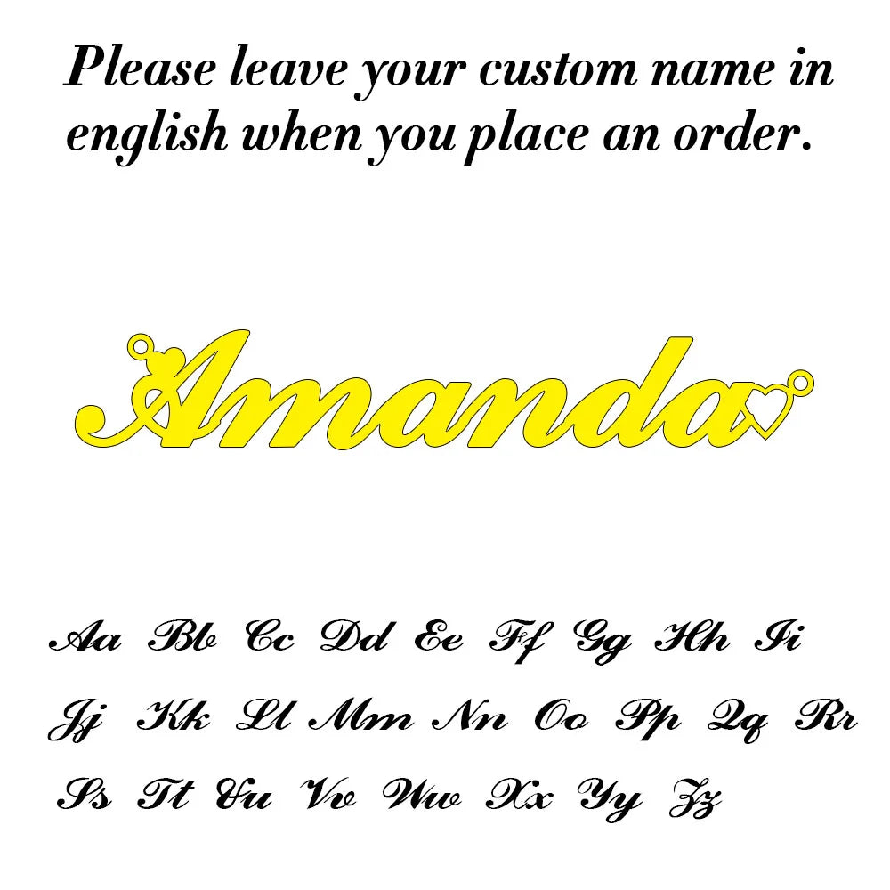 Personalized Gold Name Necklace