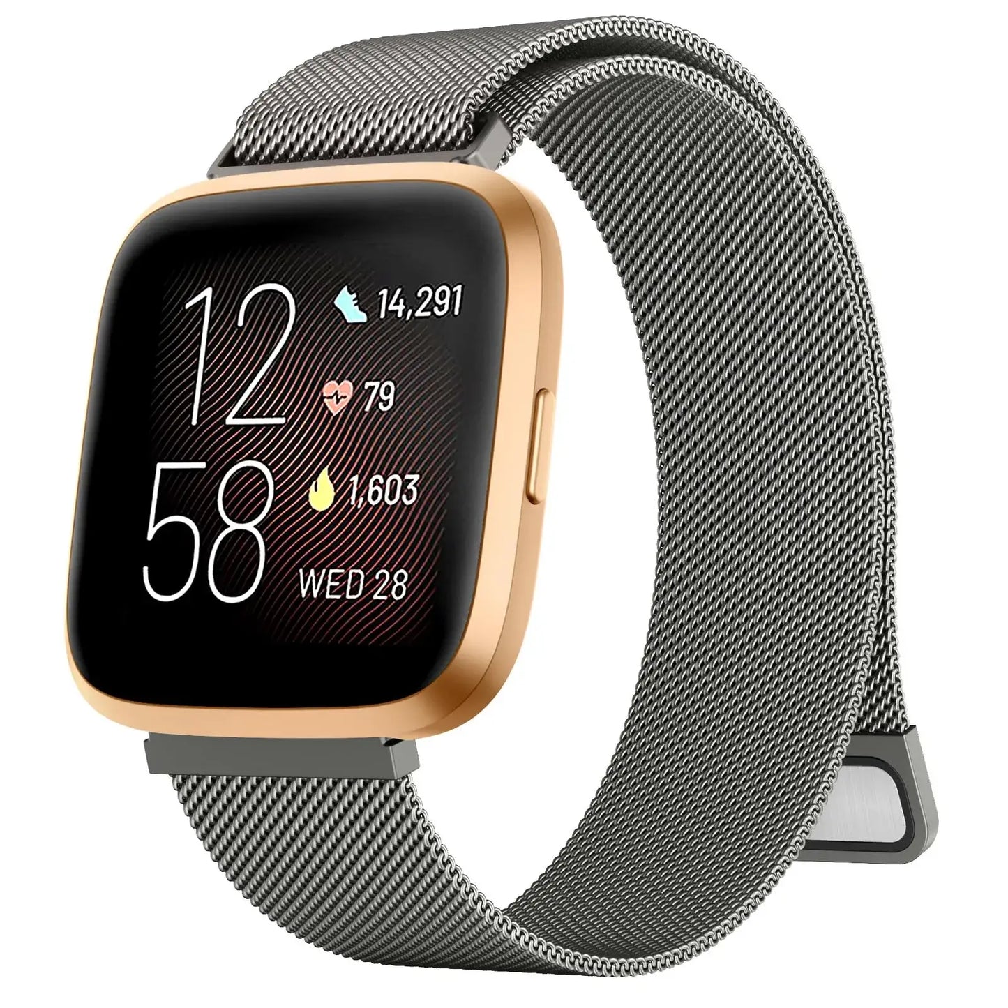 Fitbit Versa & Sense Metal Band - Premium Steel Strap