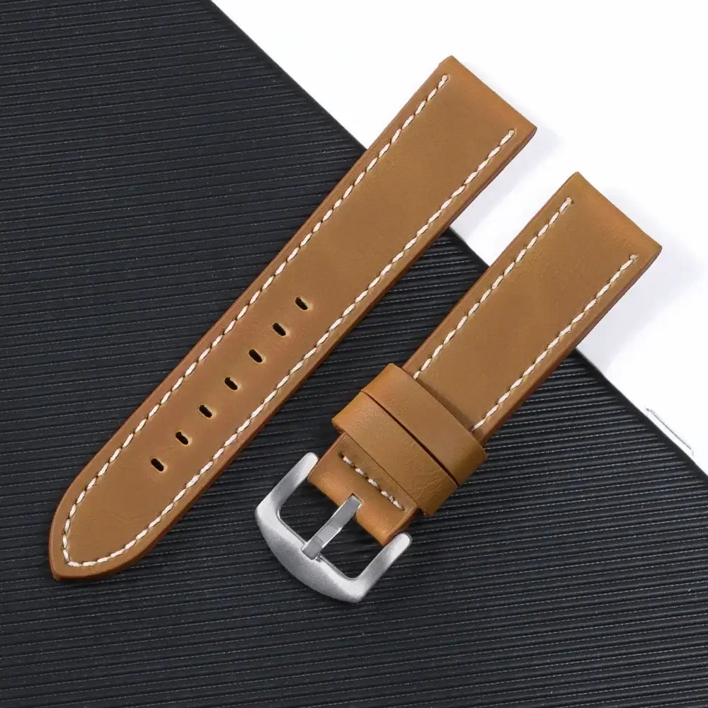 Samsung Galaxy Watch Leather Strap - Premium Classic Design