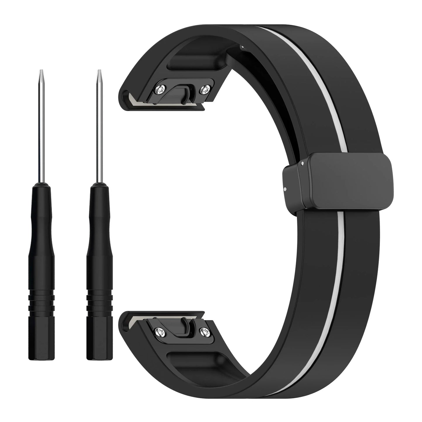 Garmin Silicone Strap - Durable, Flexible, Comfortable Fit