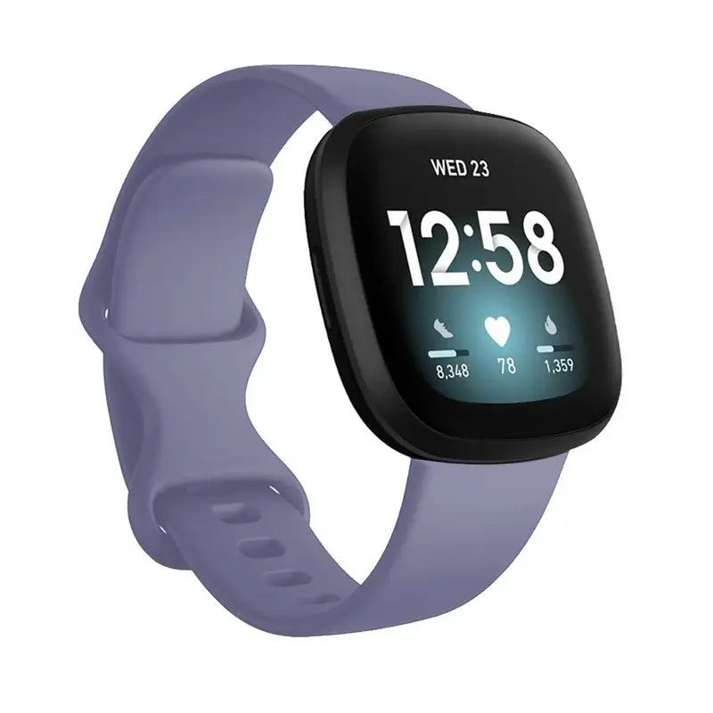 Fitbit Versa & Sense Silicone Band - Durable Stylish Straps