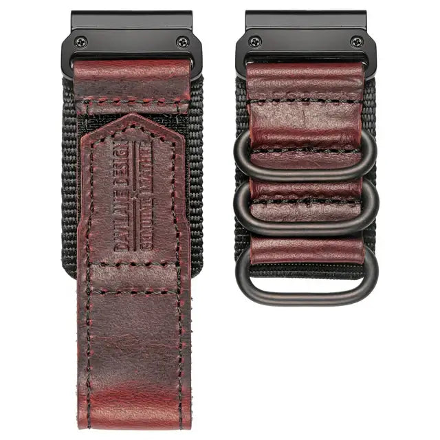 Genuine Leather Garmin Watch Strap - QuickFit Stylish Band
