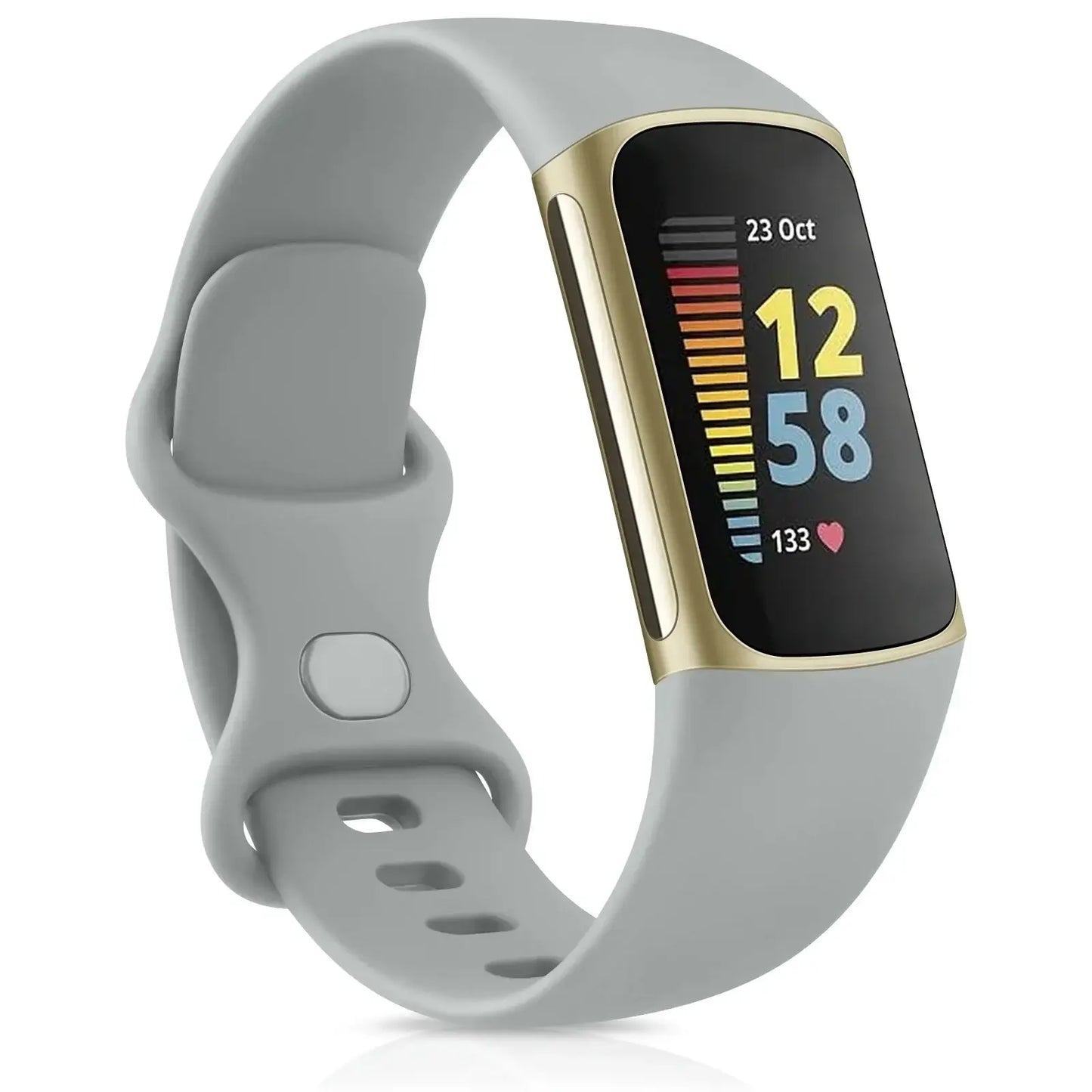 Fitbit Charge 5 6 Silicone Band - Comfortable Stylish Design