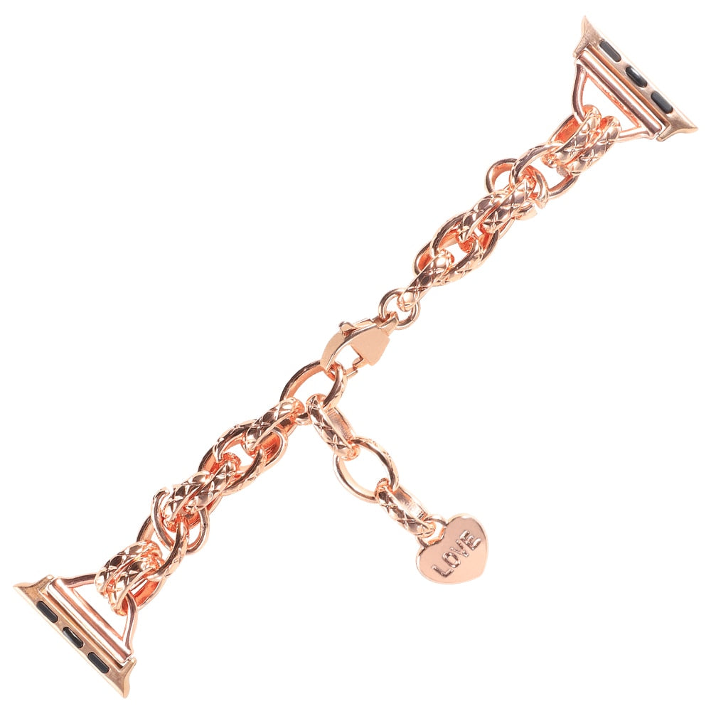 Steel Strap For Apple Watch Band Series 11/10/9/8/7/6/5/4/ SE / Ultra 1/2/3