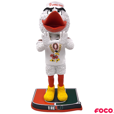 Miami Hurricanes Turnover Chain Bobblehead