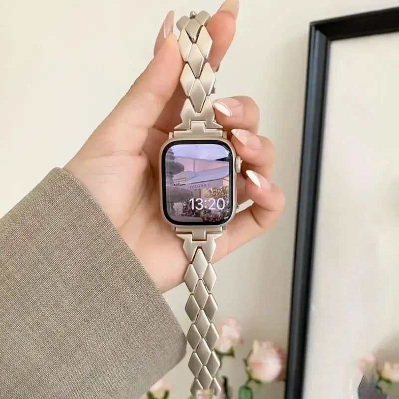 Apple Watch Stainless Steel Band - Sleek Luxury Strap