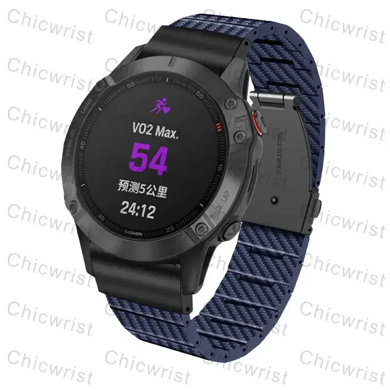 Garmin Carbon Fiber Band - Durable QuickFit Strap