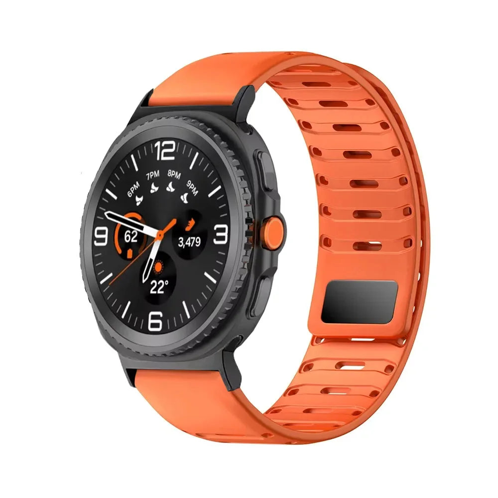 Samsung Galaxy Watch8, 9 & Ultra Magnetic Silicone Sport Band