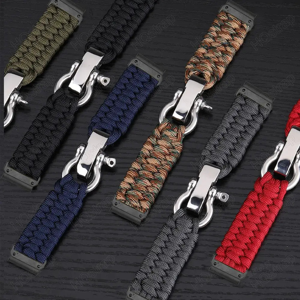 Garmin Braided Nylon Strap - QuickFit Durable Design