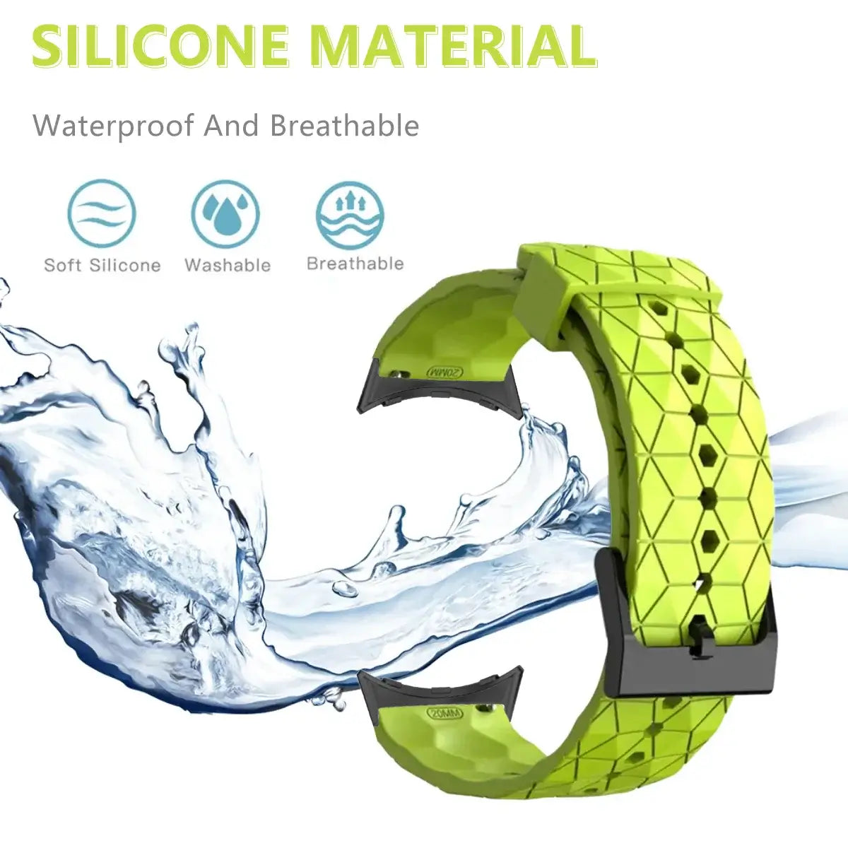 Google Pixel Silicone Strap - Waterproof Comfortable Design