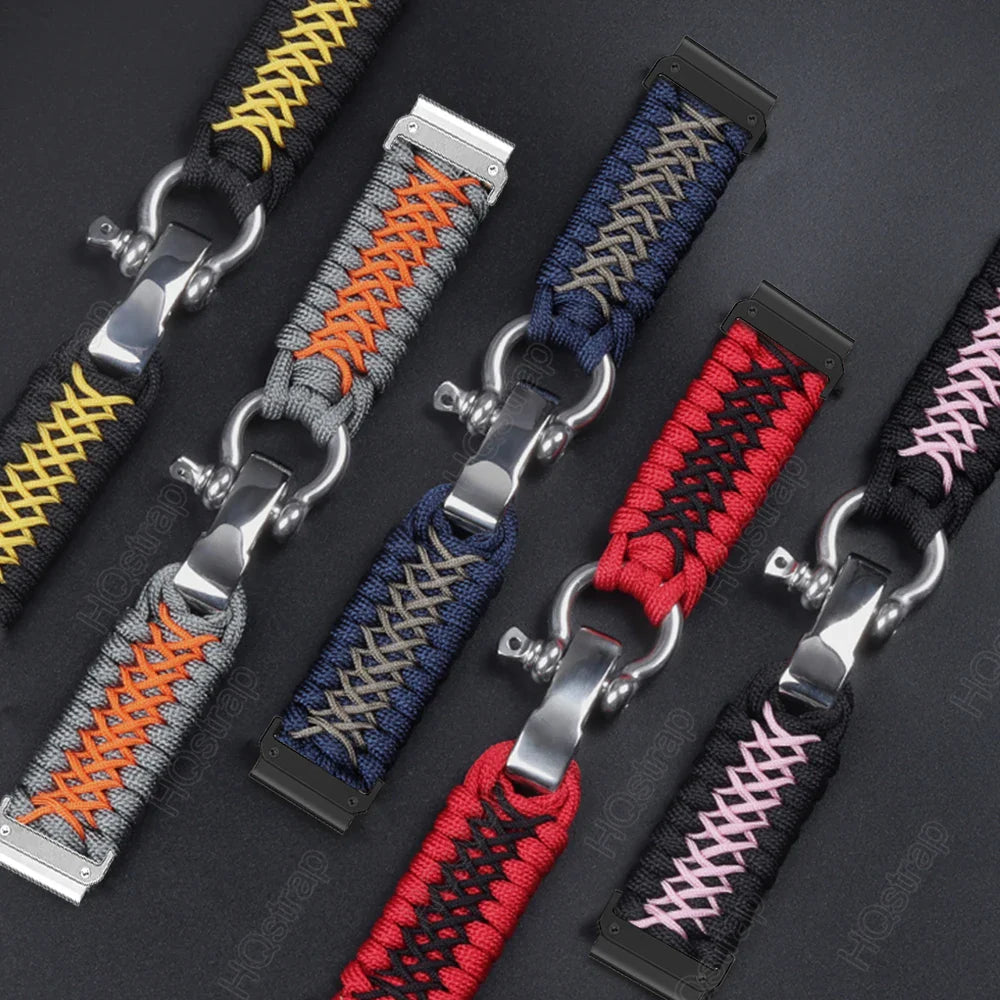 Garmin Nylon Braided Strap - Durable Tactical Band