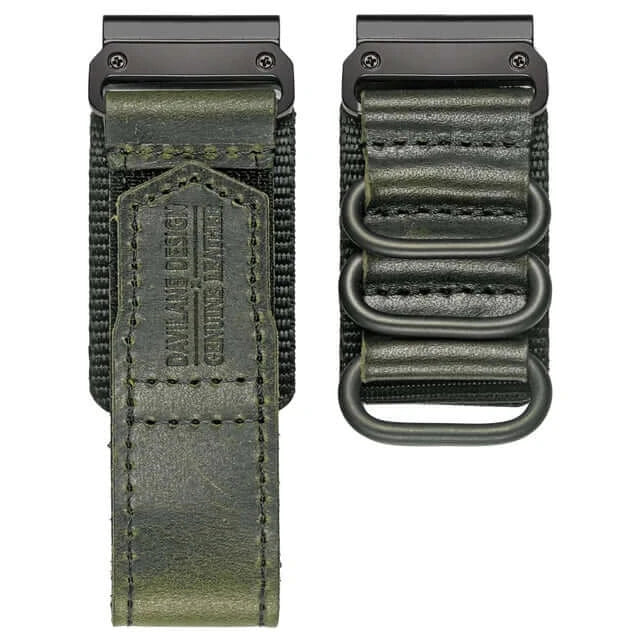 Genuine Leather Garmin Watch Strap - QuickFit Stylish Band