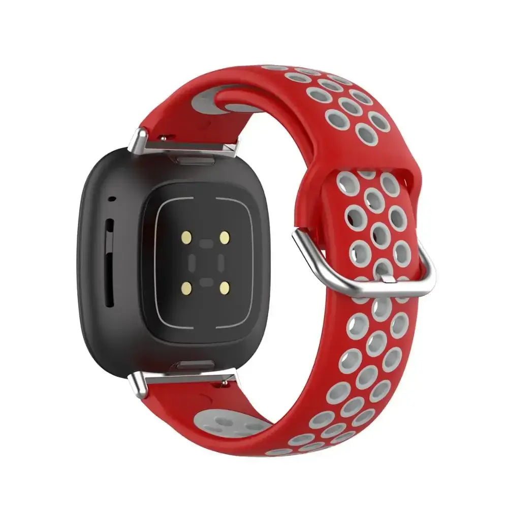 Fitbit Versa & Sense Silicone Band - Breathable Stylish Straps