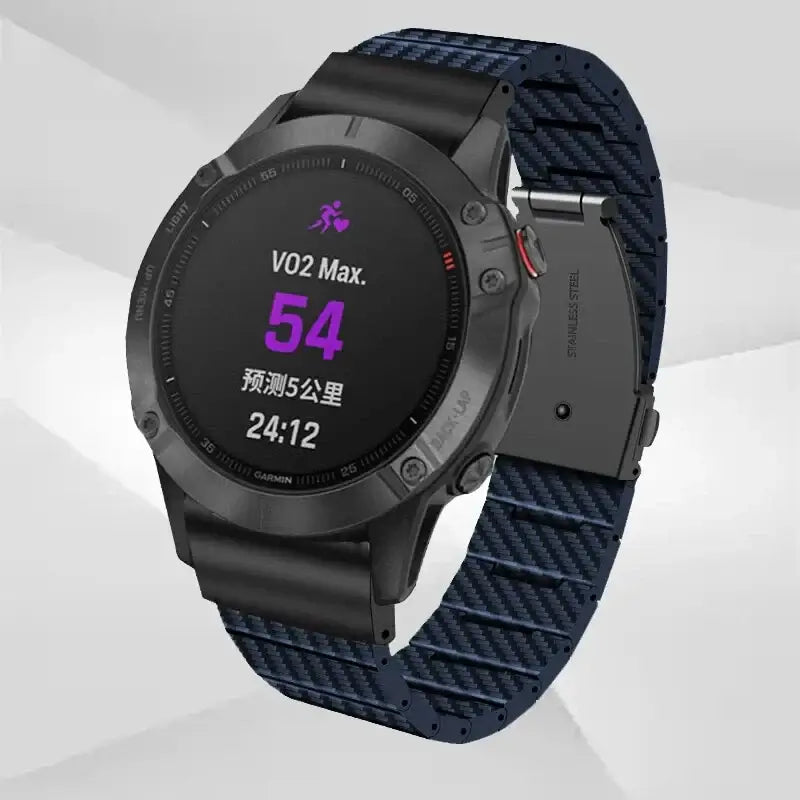 Garmin Carbon Fiber Band - Durable QuickFit Strap
